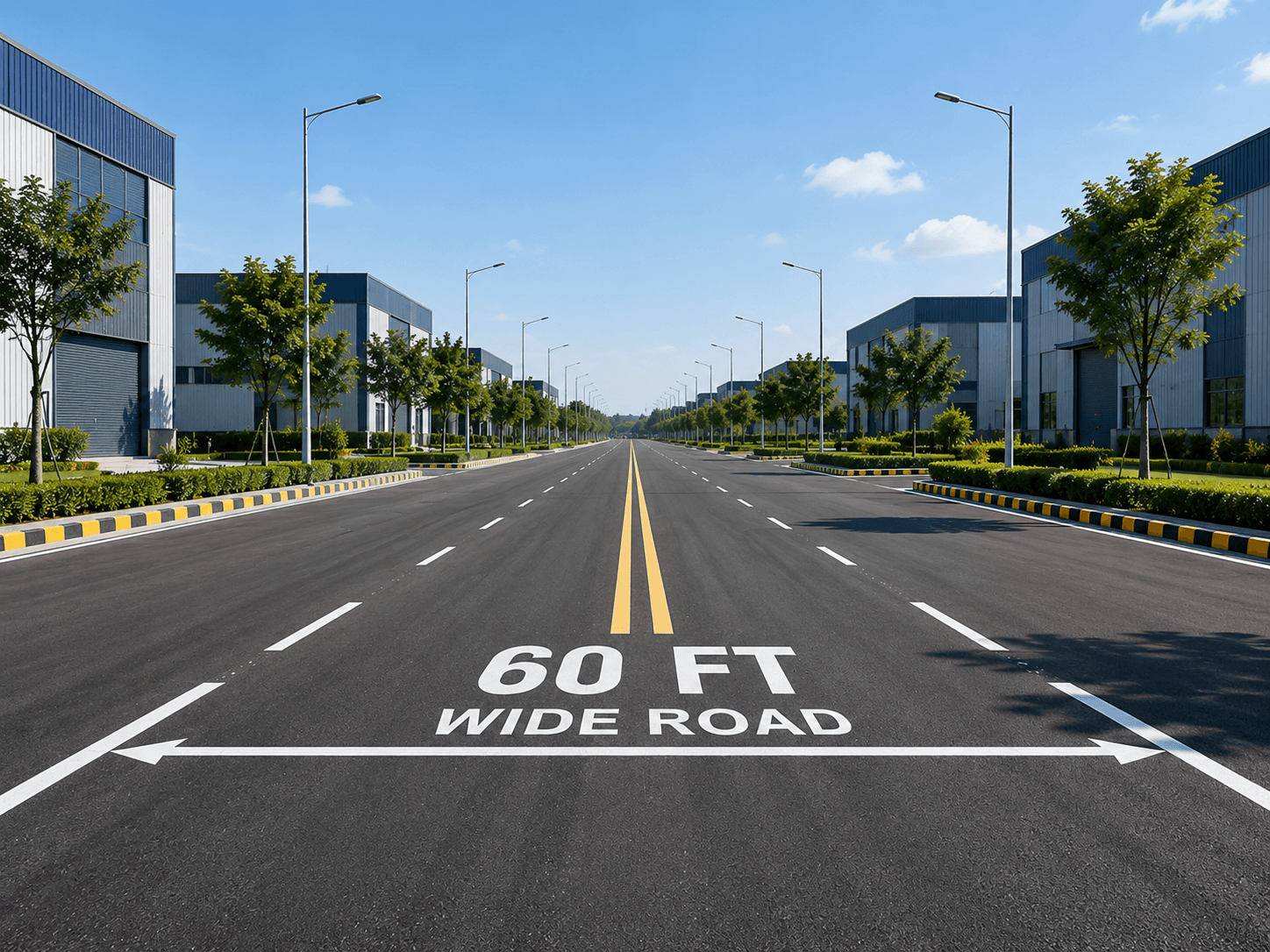 60 ft Wide Roads